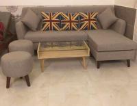 THIẾT KẾ PHÒNG KHÁCH CÙNG GHẾ SOFA GÓC L NHỎ