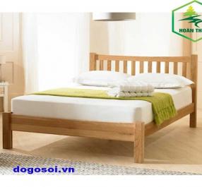 Giường nan gỗ sồi hiện đại
