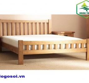 Giường nan gỗ sồi barcelona