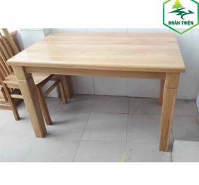 Bàn ăn gỗ sồi mỹ 1m2 nhỏ gọn