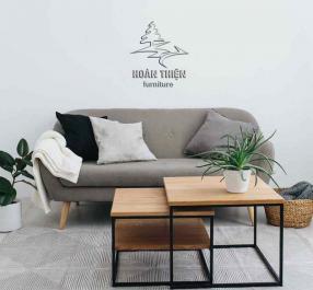 Bàn trà đẹp khung sắt