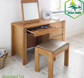 Bàn trang điểm gỗ sồi fresco