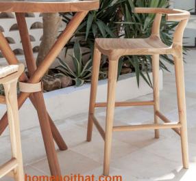 Mẫu ghế bar gỗ đẹp