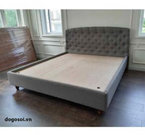 GIƯỜNG BỌC NỆM CỎ MAY