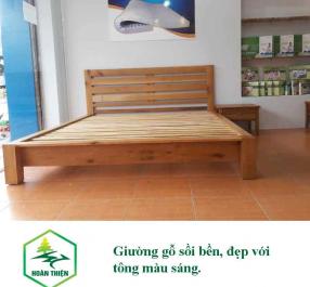giường ngủ gỗ sồi mỹ