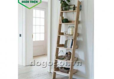 KỆ TRANG TRÍ GỖ SỒI HÌNH THANG